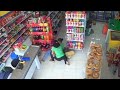 Cashier Tips Over in Chair After Big Stretch