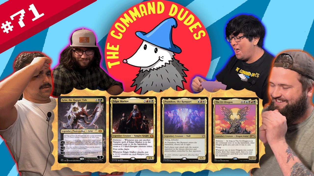 Grist vs. Edgar vs. Pramikon vs. Ur Dragon | The Command Dudes #71|Magic: the gathering edh gameplay thumbnail