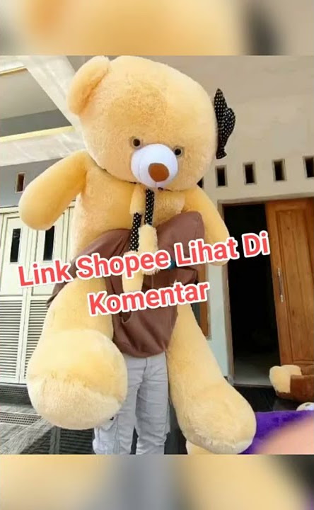 BONEKA BERUANG RAKSASA TEDDY BEAR 2 M BISA CUSTOM NAMA DAN FOTO . Dapatkan sekarang juga di Shopee