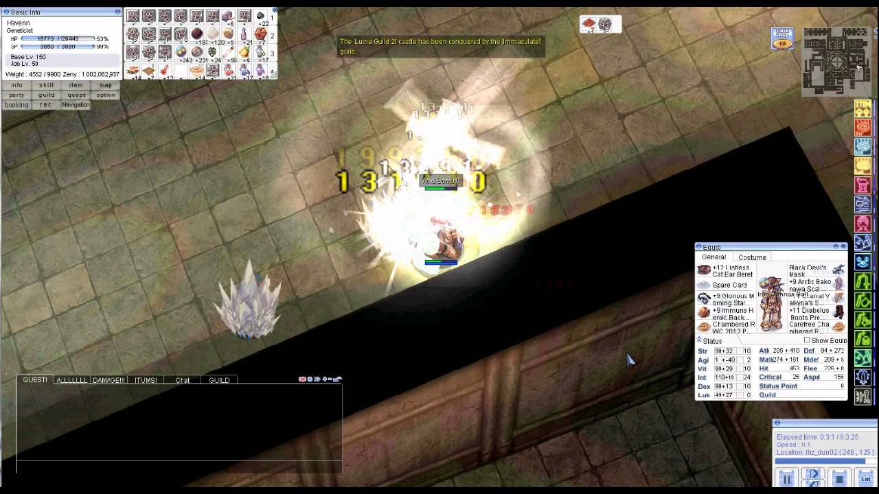 iRO Chaos: Egnigem Cenia MVP - YouTube