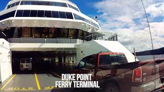 BC Ferry Crossing | Vehicle Boarding, Departure And Arrival.  Duke Point Nanaimo to Tsawwassen