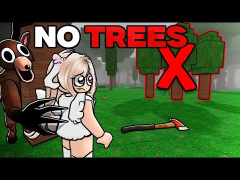 I Survived 99 Nights WITHOUT Chopping a Single Tree