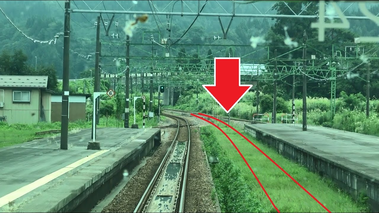 上越線の北堀之内駅~越後堀之内駅間を走行するE129系の前面展望 YouTube