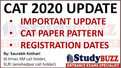 CAT 2020 update: Important news, CAT paper pattern, Registration dates, Postpone chances