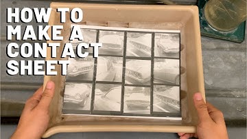 How to Make a Contact Sheet in the Darkroom