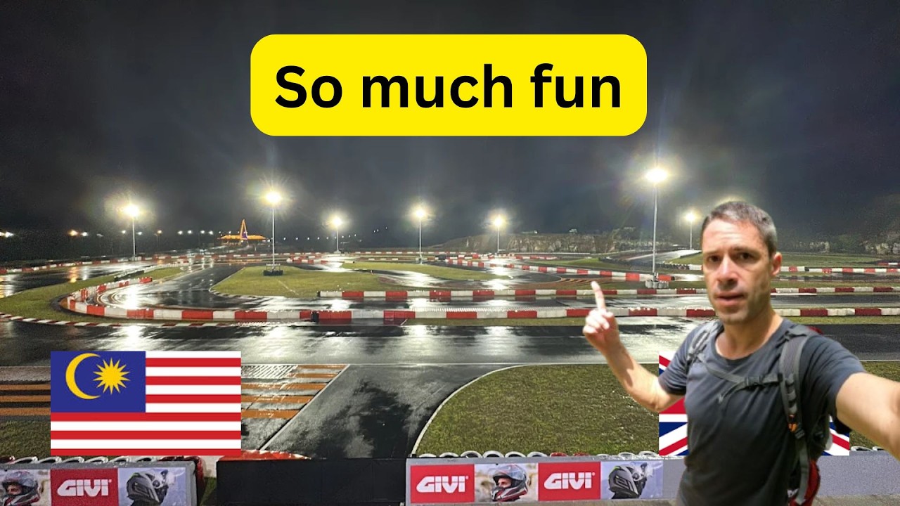 Go-kart adventure at LYL International Karting Circuit near Kuala Lumpur
