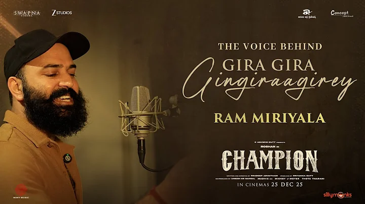 The Voice behind #GiraGiraGingiraagirey - Ram Miriyala | Champion | Roshan | Anaswara Rajan