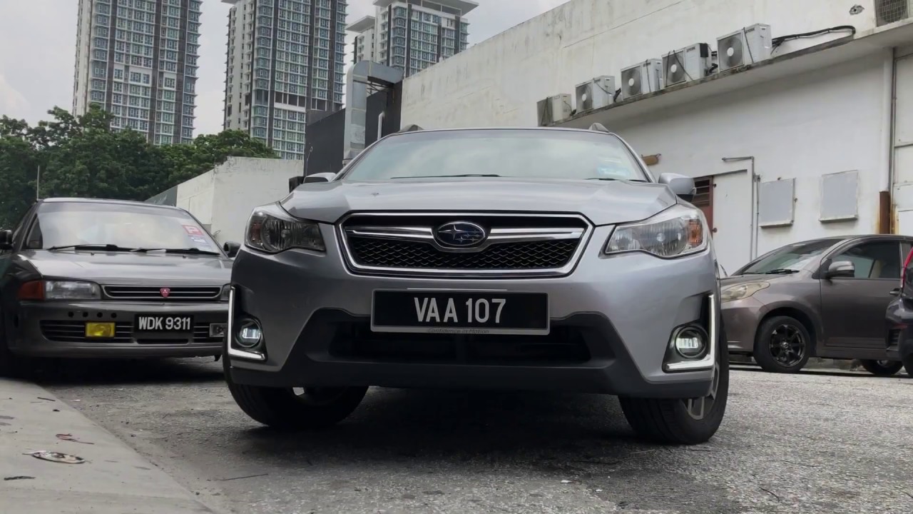 Subaru XV Fog Lamp upgraded Osram Daytime from WRC