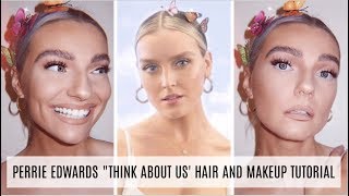 PERRIE EDWARDS HAIR & MAKEUP TUTORIAL FROM THE LITTLE MIX THINK ABOUT US MUSIC VIDEO | LoveFings