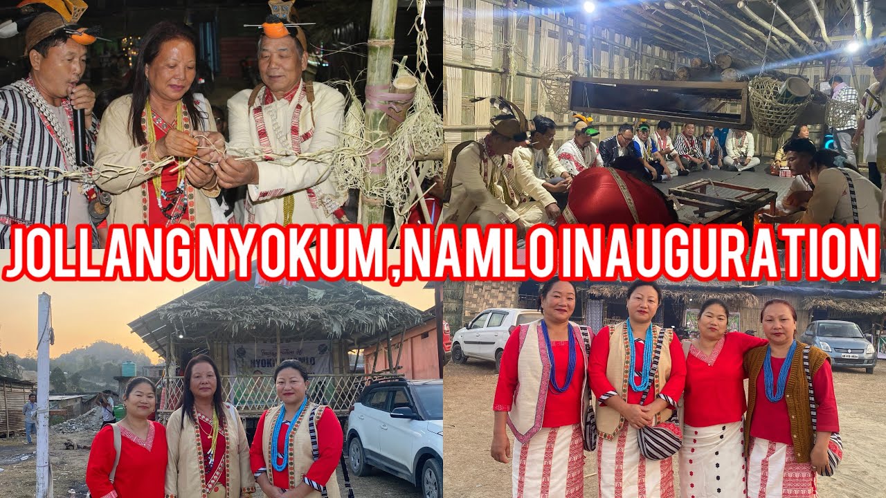 Namlo Inauguration. Our Nyishi tradition Heartfelt thanks to Guest Shri Taro Tagia, Ex -ZPM XI bath.