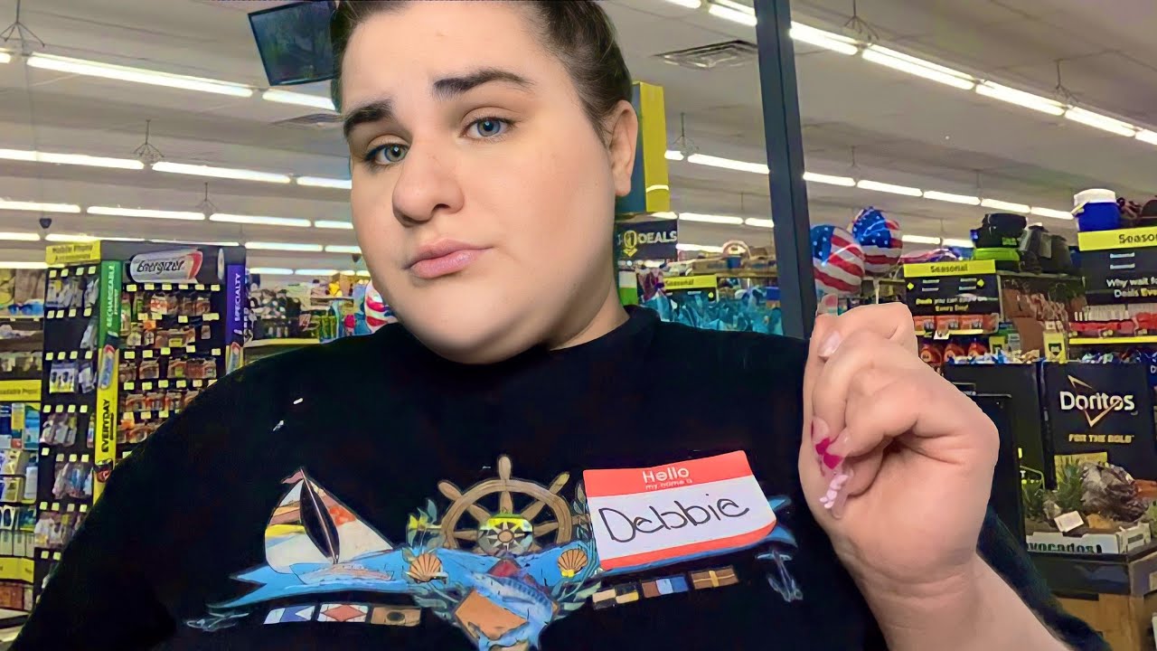 asmr grocery store checkout roleplay | rude cashier / part 2
