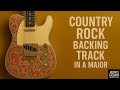 Country Rock Backing Track in A Major