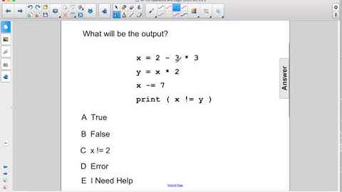 CSP Unit2 Comparison Operators Pt 2 Q30