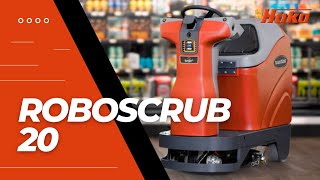 Minuteman RoboScrub 20 | Autonomous ride-on floor scrubber. Robot floor cleaning machine.