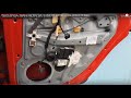 How to remove / replace rear door lock module VW Golf Mk4, Bora, Jetta in 25 steps