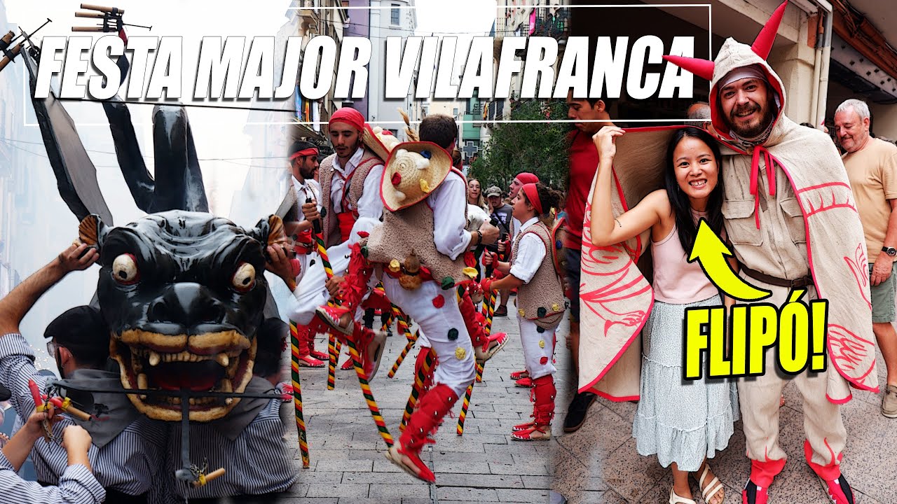 FESTA MAJOR de VILAFRANCA DEL PENEDÈS 🥳 | MI NOVIA DE VIETNAM 🇻🇳 ALUCINA CON NUESTRAS FIESTA!