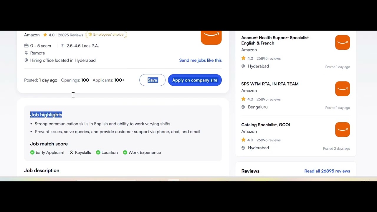 Amazon hiring work from home job for Virtual Customer Support Associate ...