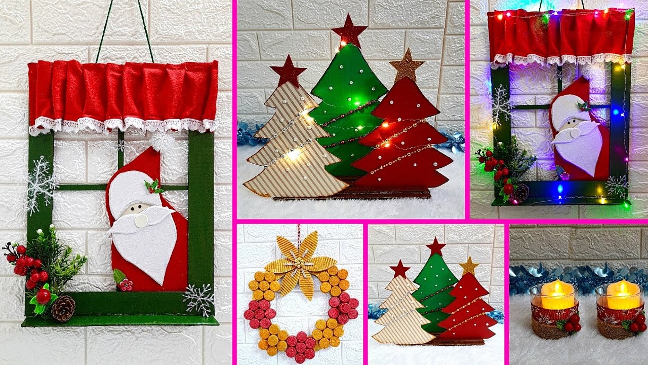 Economical 4 Easy Christmas Craft idea | Best out of waste Low budget Christmas craft idea (Part 8)