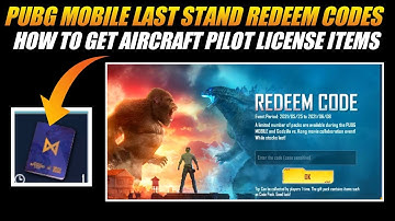 TITANS LAST STAND- REDEEM CODES| HOW TO GET AIRCRAFT PILOT LICENSE IN PUBG MOBILE|MECHAGODZILLA