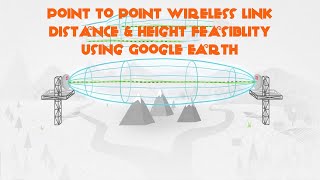 Point To Point Wireless Link Feasibility | Height & Distance Measuring | Google Earth screenshot 4