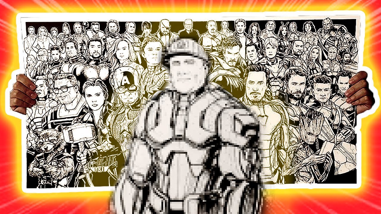 I DREW 100+ AVENGERS???? ? - YouTube