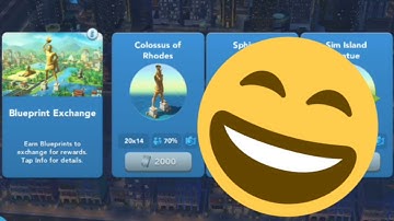 SimCity Build It New Blueprint Exchange!!