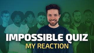 Reacting to My Performance in BradyYourTutor's "Geniuses vs. Impossible Quiz"