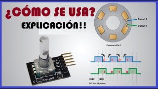 CÓMO PROGRAMAR UN ENCODER DE CUADRATURA || CÓMO USAR ENCODER ROTATIVO CON CÓDIGO DE PROGRAMACIÓN