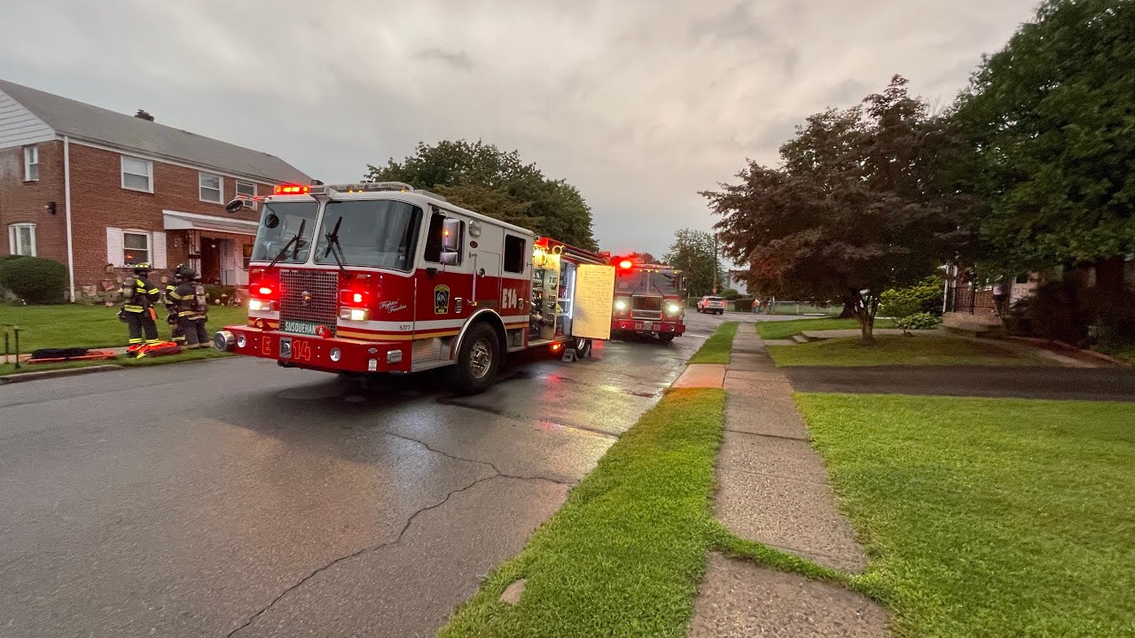 Allentown firefighters handle this minor house fire on the southside of
