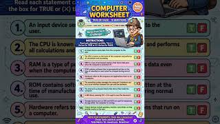 Put your young detective's tech skills to the test with this fun ICSE computer worksheet.