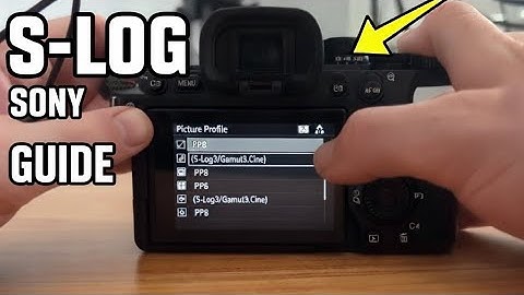 Hoe film je in S-Log 3 op een Sony A7iv-camera?