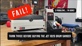 FAIL!  Don't Buy the JET 1020 Drum Sander.  I wouldn't. by Chad Kauranen 277 views 1 month ago 12 minutes, 52 seconds