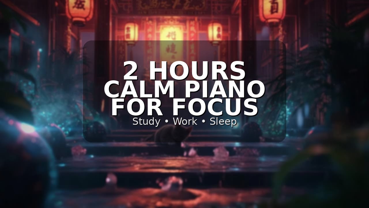 2 Hours Calm Piano for Focus & Sleep Study / Work / Relax | Fall2Motion ...
