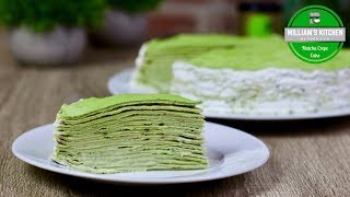 Mille Crêpes Matcha façon LADY M | NEW YORK EP2 | William's Kitchen