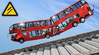 Cars vs Stairs in BeamNG.drive – Extreme Crashes & Realistic Vehicle Damage screenshot 5