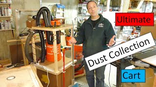 Ultimate Dust Collection Shop Vac Cyclone Cart Reduce Noise 75%