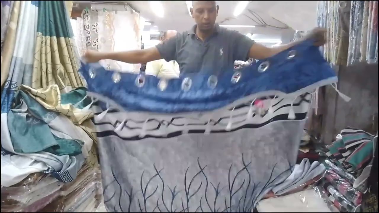 اسعار ستاره البلكونه🌹وستاير الشقه الكتان💥جاهزه على التركيب 💕 خامات واشكال قمررررررر 💫 في الموسكي ✨