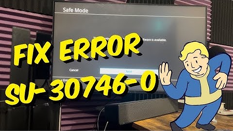 How To Fix PS4 Error SU-30746-0 - PS4 System Software Update 10.00