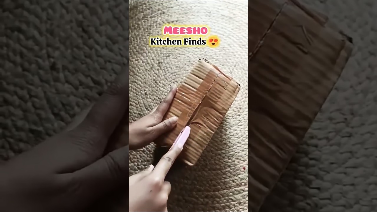 Wooden Spoon Holder Unboxing | Aesthetic Kitchen Organizer meesho find|
