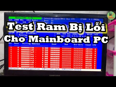 Hướng dẫn test ram bị lỗi cho mainboard PC | Foci