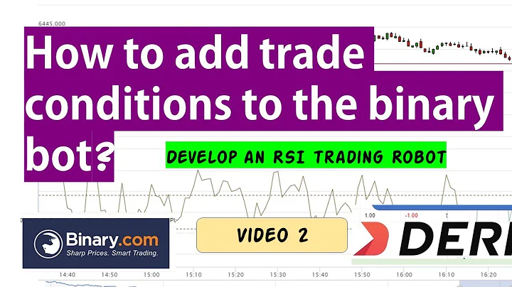 How to add trade Conditions to the binary bot? RSI Indicator - Video 2 -Pro+Bots