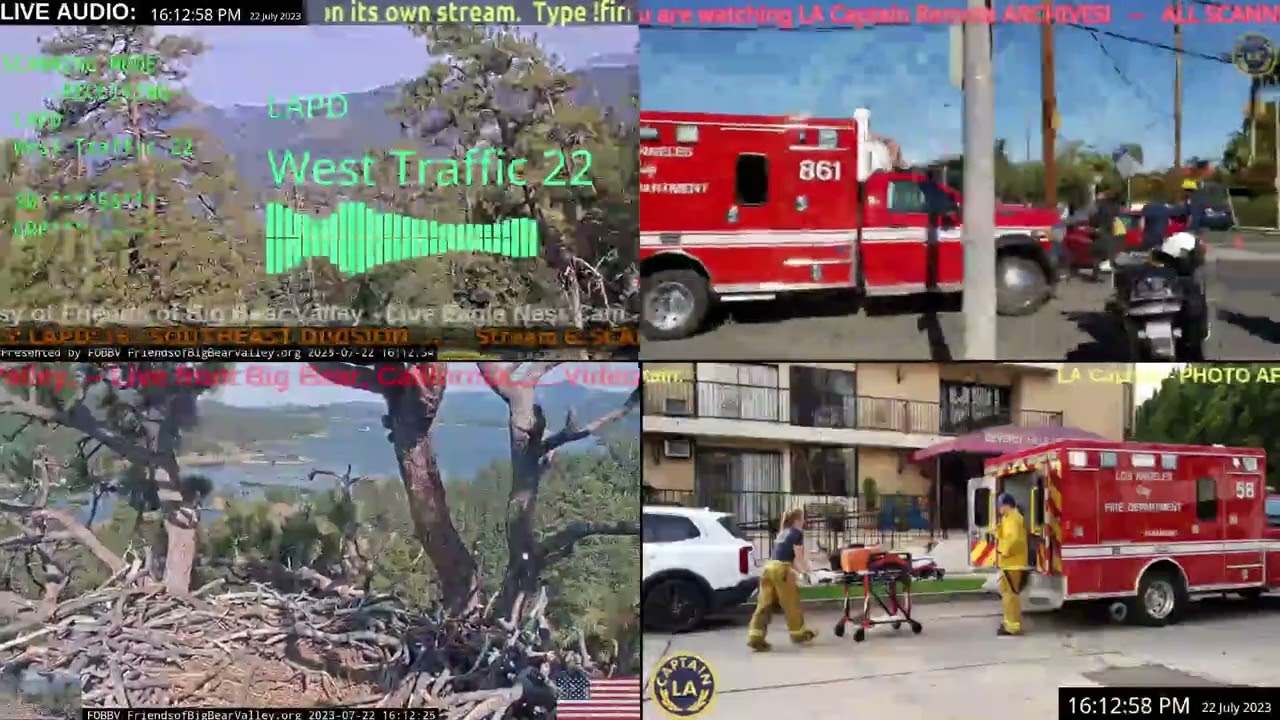 22-JUL-2023 // LAPD Los Angeles Police Scanner Audio ARCHIVE // 