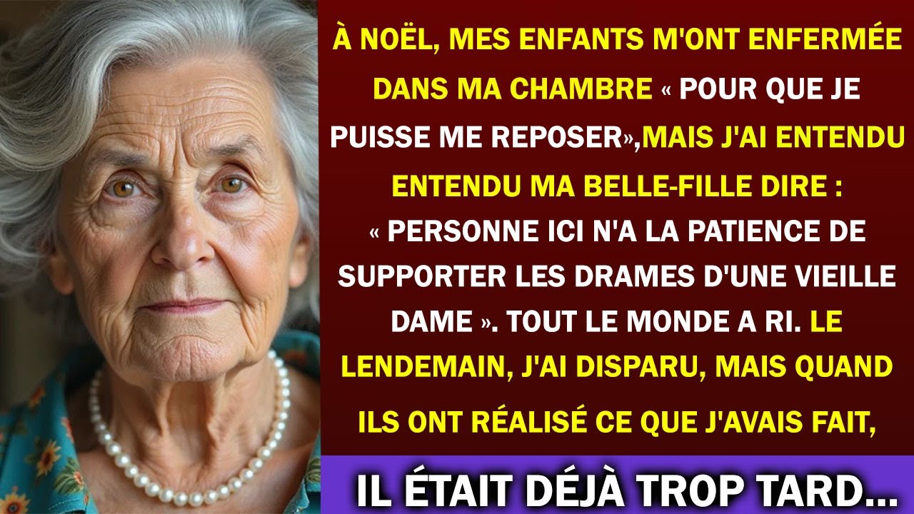 Une femme de 67 ans enfermée dans sa chambre par sa propre famille le jour de Noël les entend rire à ses dépens. Le lendemain, elle disparaît sans laisser de trace pendant trois mois. Aujourd’hui,...
