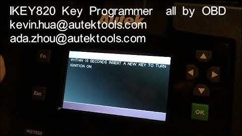 AUTEK IKEY820 HONDA CRV 2009 add new key, all keys lost!!