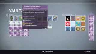 Decrypting 24 Legendary Engrams - Destiny