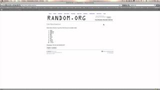 2011 Fantasy Baseball Draft Order