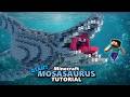 How to Build a GIANT Mosasaurus in Minecraft 🦈(Realistic Tutorial)