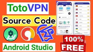 How to Create VPN App in Android Studio || Free Source Code || Earn Money #admobads #bdtechnology36