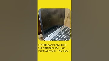 HP Elitebook Folio 1040 G3 Notebook PC - For Parts Or Repair - NO SDD -Read Description!!