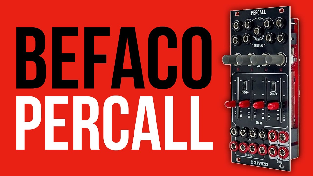 Befaco Percall モジュラー　ユーロラック　シンセサイザー Befaco Percall モジュラー ユーロラック シンセサイザー